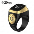Smart Tasbih Tally Digital Counter for Muslims Tasbeeh Zikr Ring 5 Prayer Time Vibration Reminder Waterproof