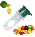 Portable Lemon Squeezer Plastic Resuable Lightweight Juices Reamer Washable Manual Juices Reamer Built in Filter for Home Travel
