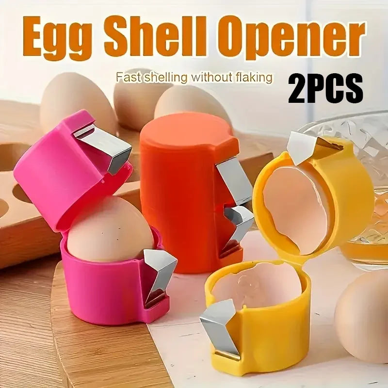 Handheld Egg Cracker & Shell Opener — Crack Any Egg in 3 Seconds | No-Mess Kitchen Tool