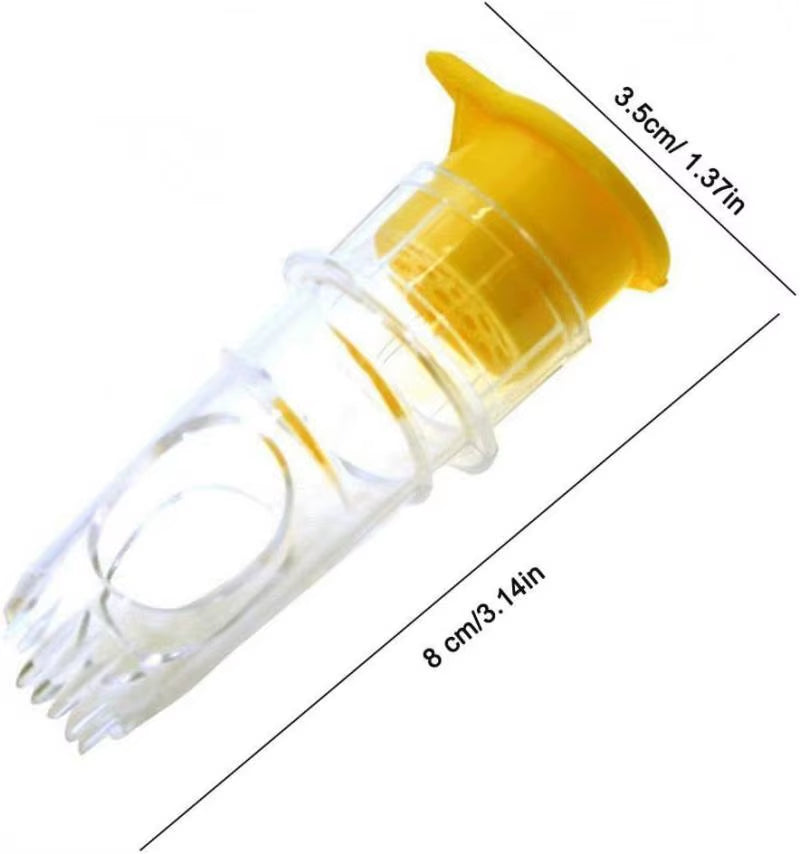 Portable Lemon Squeezer Plastic Resuable Lightweight Juices Reamer Washable Manual Juices Reamer Built in Filter for Home Travel
