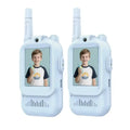 2PCS Video Walkie Talkies for Kids Rechargeable Toddler Toys for Indoor Camping Travel Birthday Gfits for Kids Ages 3-12
